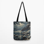 A River near Nishigi Tote Bag Gallery Image 2