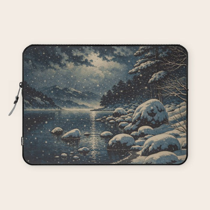 A River near Nishigi Laptop Sleeve Gallery Image 1