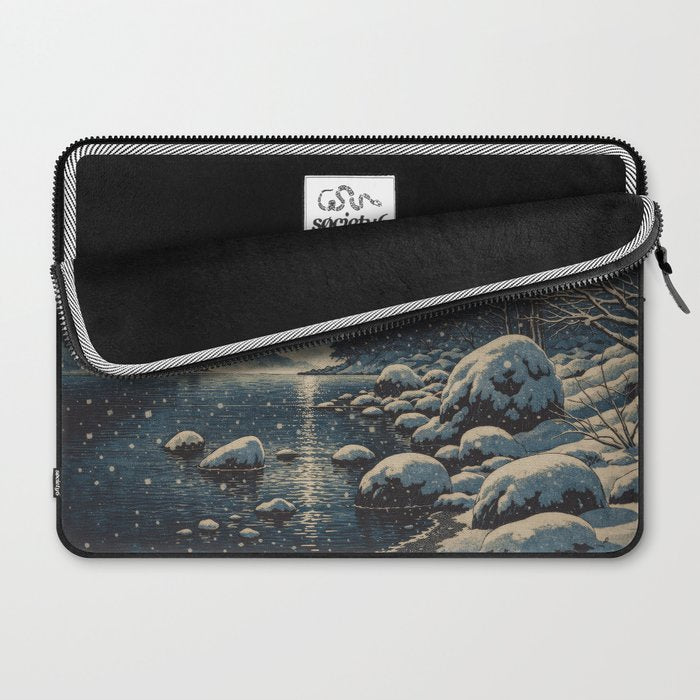 A River near Nishigi Laptop Sleeve Gallery Image 2