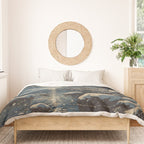 A River near Nishigi Duvet Cover Gallery Image 3