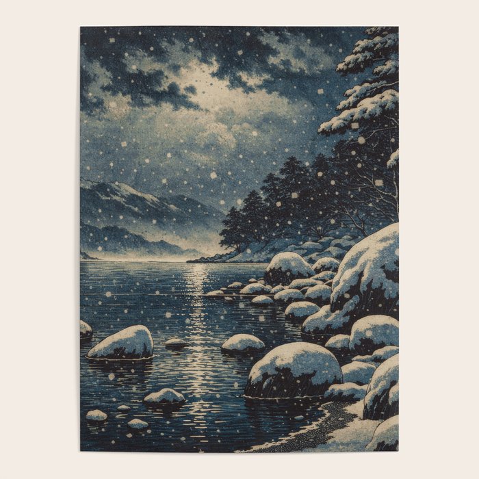 A River near Nishigi Poster Gallery Image 4