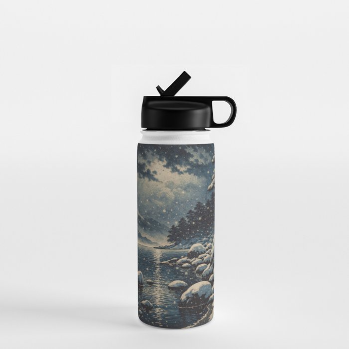A River near Nishigi Water Bottle Gallery Image 1