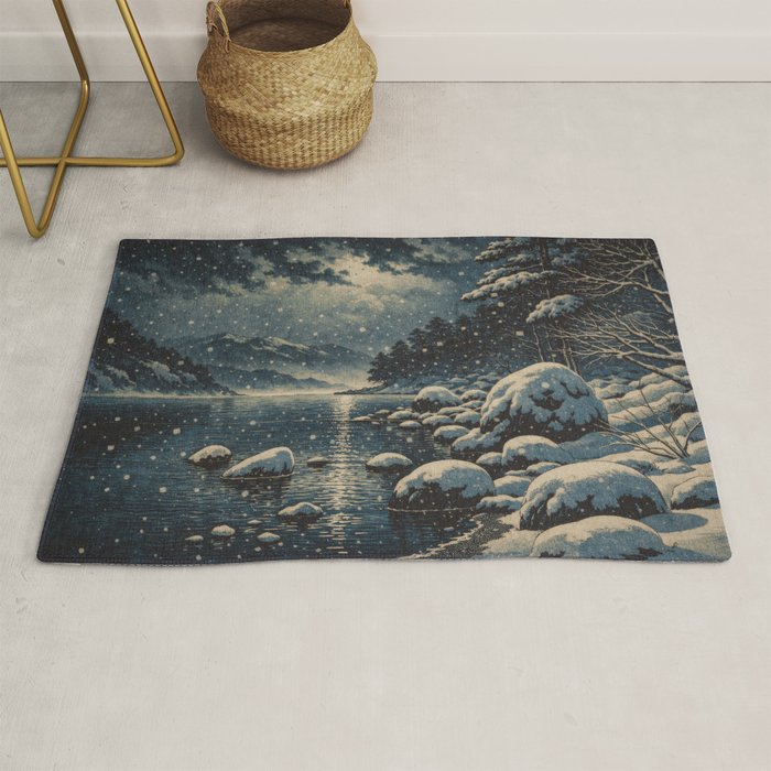 A River near Nishigi Rug Gallery Image 1