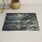A River near Nishigi Rug Gallery Image 1