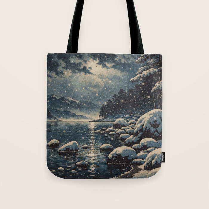 A River near Nishigi Tote Bag Gallery Image 1