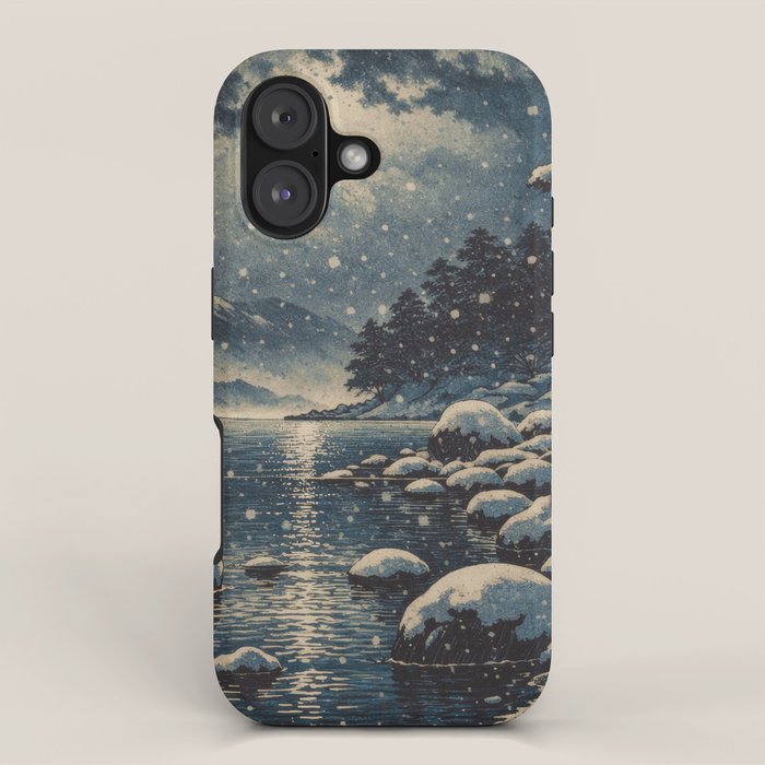 A River near Nishigi iPhone Case Gallery Image 1