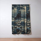 A River near Nishigi Window Curtain Gallery Image 3