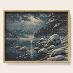 A River near Nishigi Serving Tray Gallery Image 1
