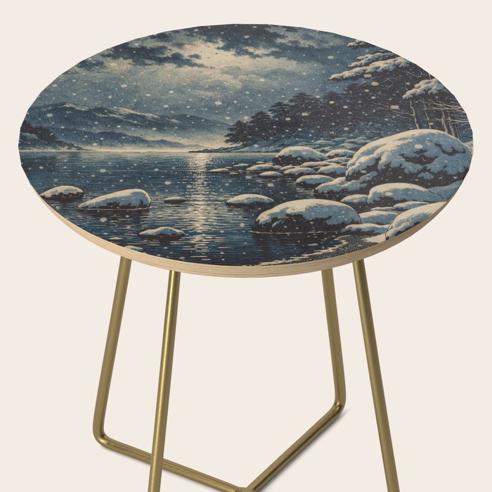 A River near Nishigi Side Table Gallery Image 2