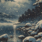 A River near Nishigi Coffee Mug Gallery Image 2