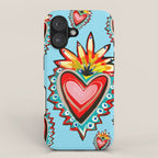 Hearts in Blue  iPhone Case Gallery Image 1