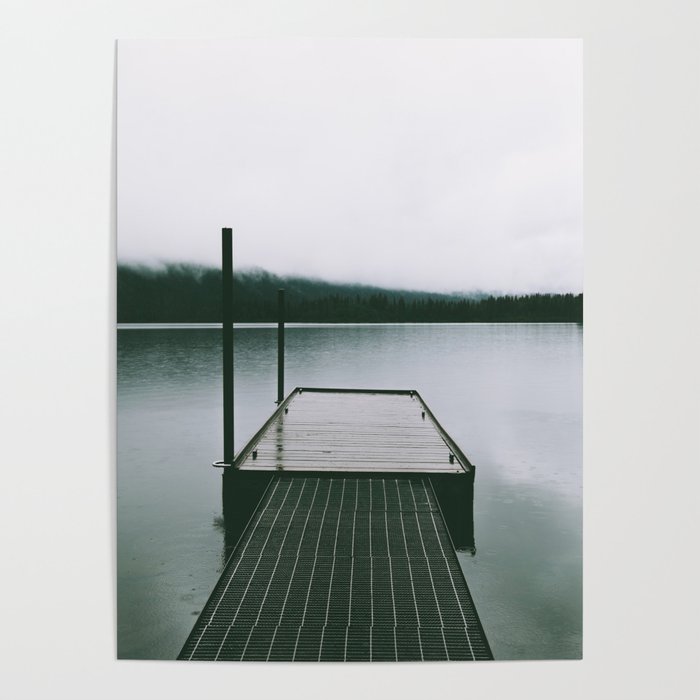 Moody Lake Dock Poster Gallery Image 4