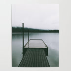 Moody Lake Dock Poster Gallery Image 4