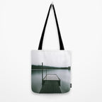 Moody Lake Dock Tote Bag Gallery Image 2