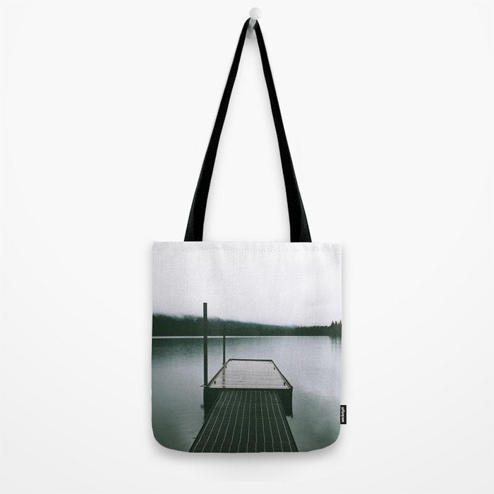 Moody Lake Dock Tote Bag Gallery Image 2