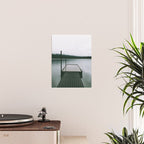 Moody Lake Dock Poster Gallery Image 2