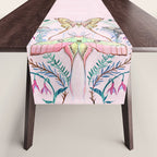 Chinese Moon Moth and Butterflies Table Runner Gallery Image 1