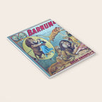 1910 Barnum & Bailey Circus Dancing Lions - M'lle Adgi's Acting Vintage Poster Notebook Gallery Image 3