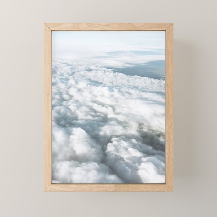 The Clouds Below Mini Art Print Gallery Image 1