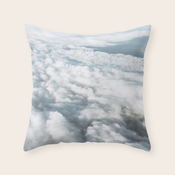 The Clouds Below Throw Pillow Gallery Image 1