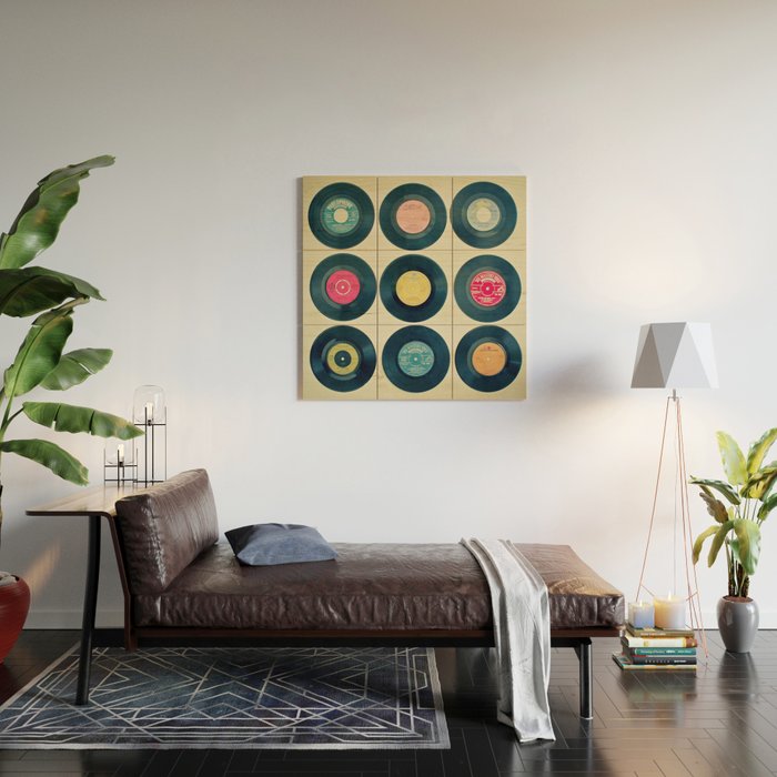 Vinyl Collection Wood Wall Art Gallery Image 2