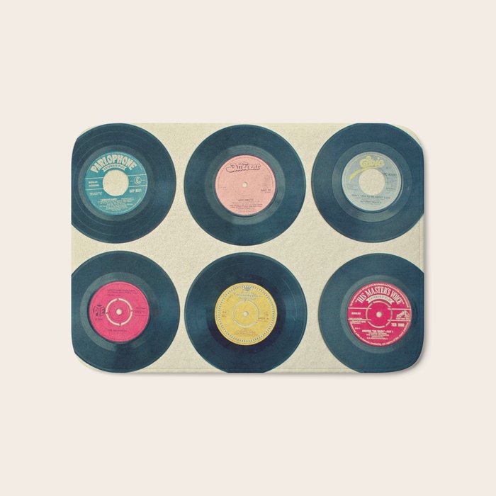 Vinyl Collection Bath Mat Gallery Image 1