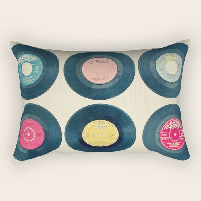 Vinyl Collection Rectangular Pillow Gallery Image 1
