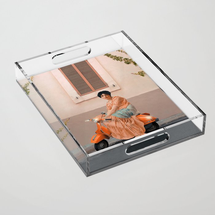 Scooter Girl Acrylic Tray Gallery Image 1