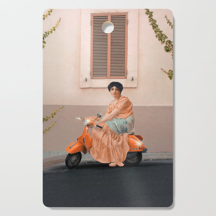 Scooter Girl Cutting Board Gallery Image 1