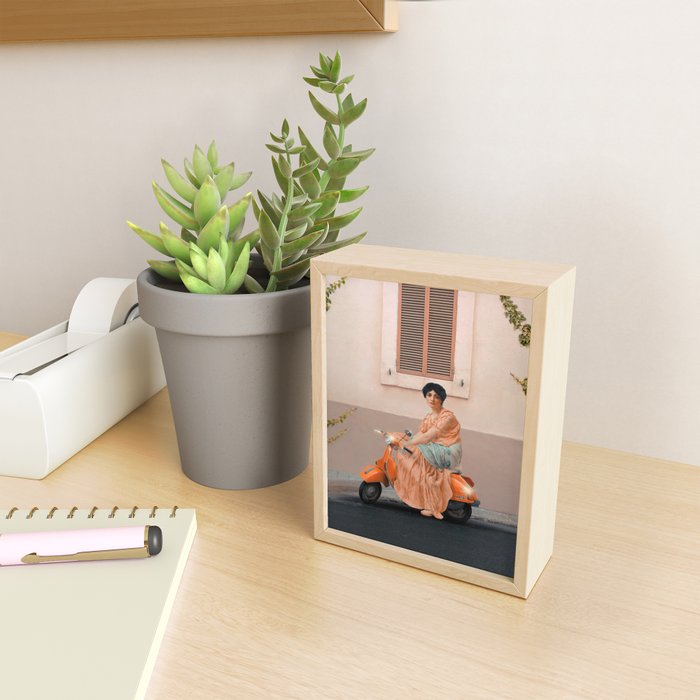 Scooter Girl Mini Art Print Gallery Image 2