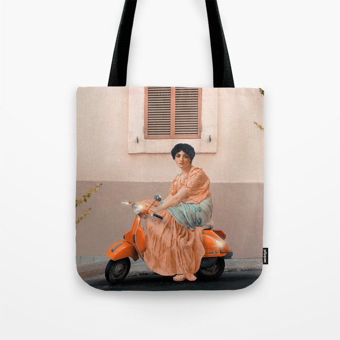Scooter Girl Tote Bag Gallery Image 1
