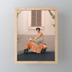 Scooter Girl Mini Art Print Gallery Image 1