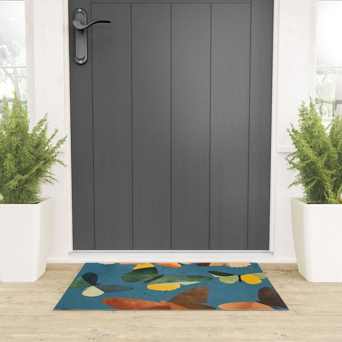 Beautiful Butterflies 4 Welcome Mat Gallery Image 3