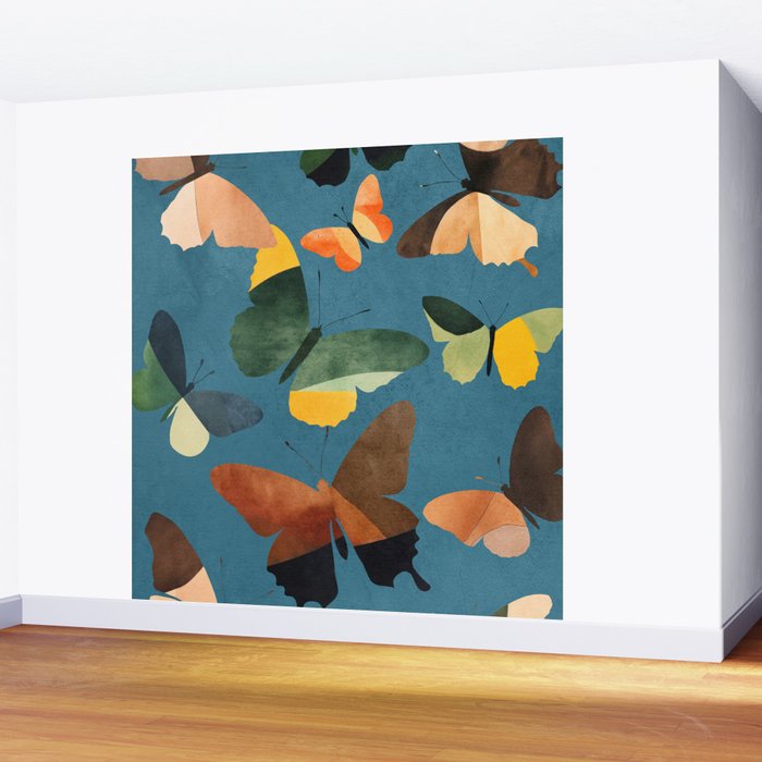 Beautiful Butterflies 4 Wall Mural Gallery Image 2