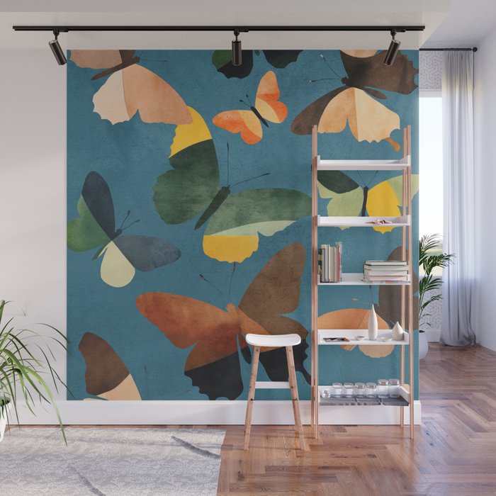 Beautiful Butterflies 4 Wall Mural Gallery Image 1