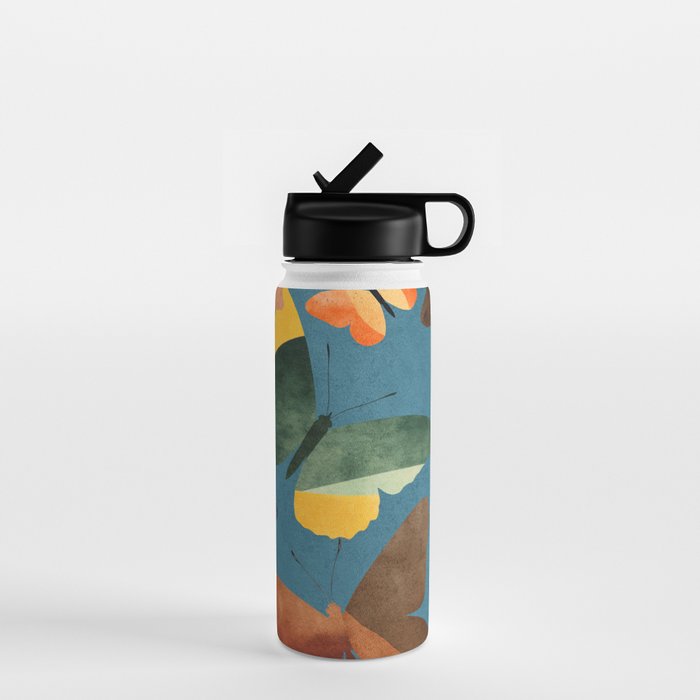 Beautiful Butterflies 4 Water Bottle Gallery Image 1