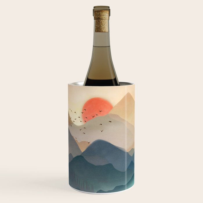 Wilderness Becomes Alive at Night Wine Chiller Gallery Image 1