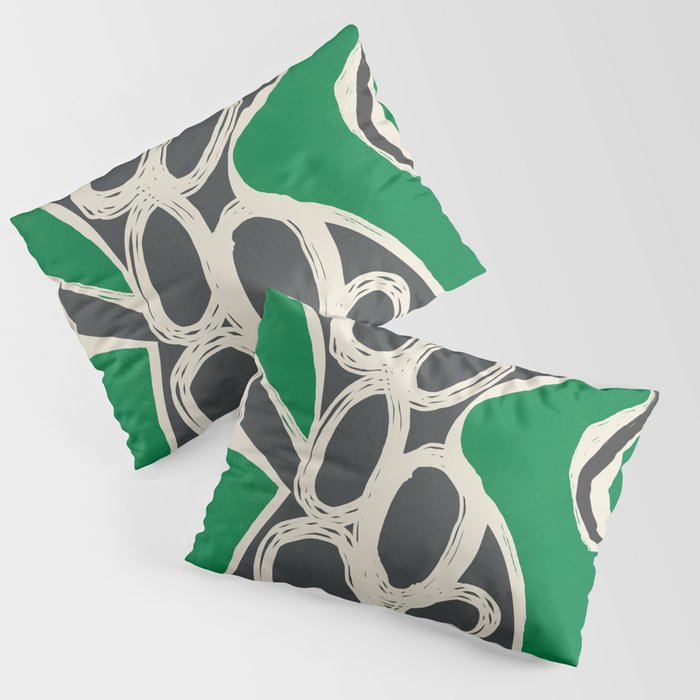Abstract Botany 4 Pillow Sham Gallery Image 1