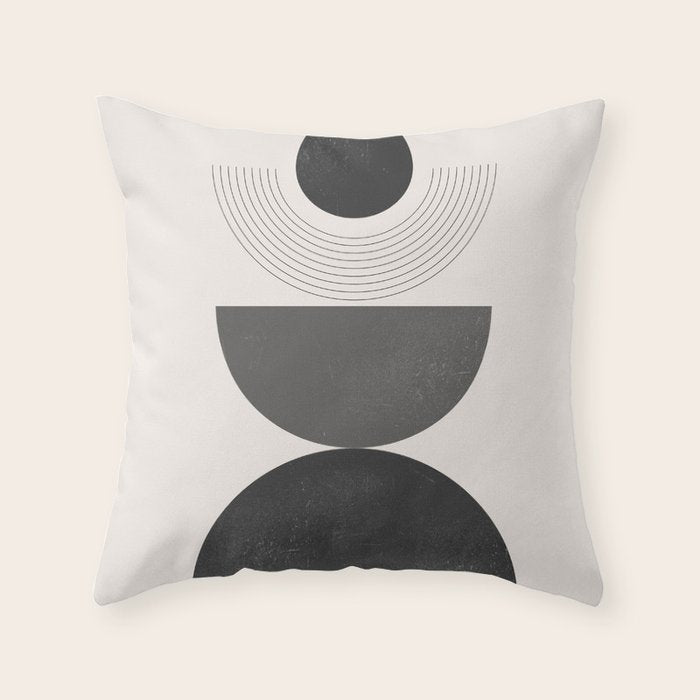 Geometric Shapes 18 Throw Pillow Gallery Image 1