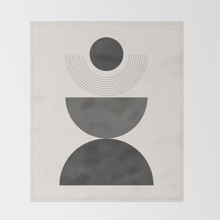 Geometric Shapes 18 Throw Blanket Gallery Image 2