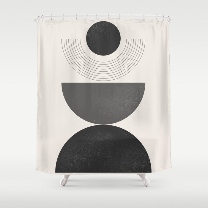 Geometric Shapes 18 Shower Curtain Gallery Image 1