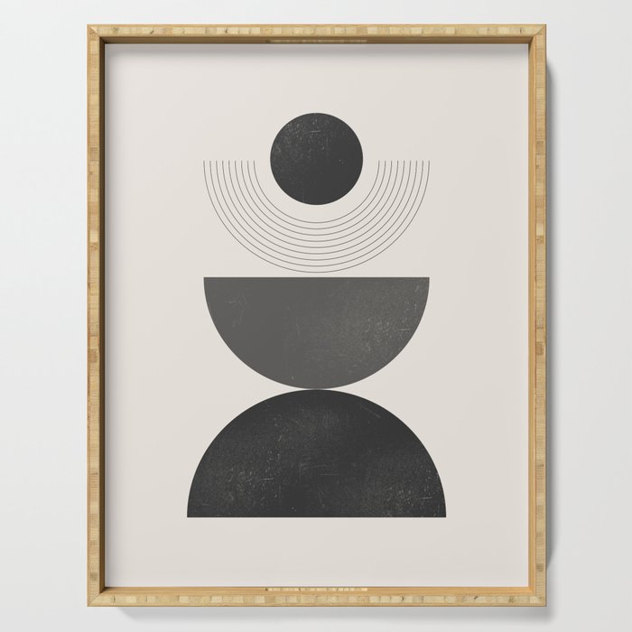 Geometric Shapes 18 Serving Tray Gallery Image 1