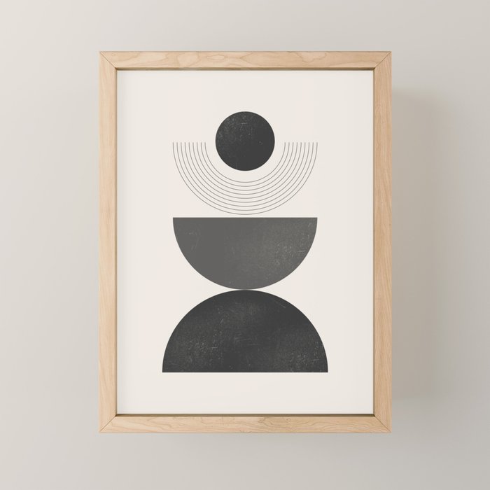 Geometric Shapes 18 Mini Art Print Gallery Image 1