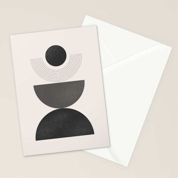 Geometric Shapes 18 Stationery Card Gallery Image 2