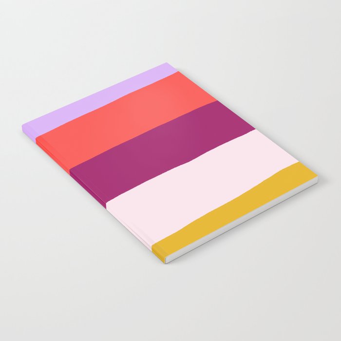 Sunset Stripes Notebook Gallery Image 1