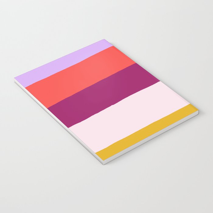 Sunset Stripes Notebook Gallery Image 3