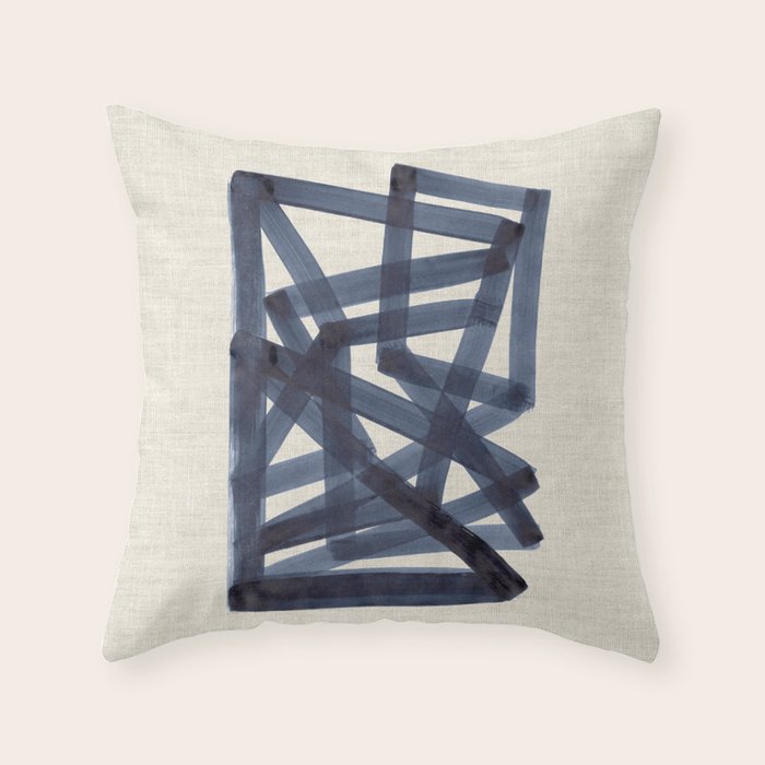 Sharp Return Throw Pillow Gallery Image 1