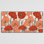Flower market Rome inspiration Desk Mat Gallery Image 3