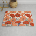 Flower market Rome inspiration Rug Gallery Image 1