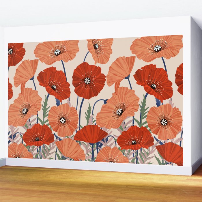 Flower market Rome inspiration Wall Mural Gallery Image 2